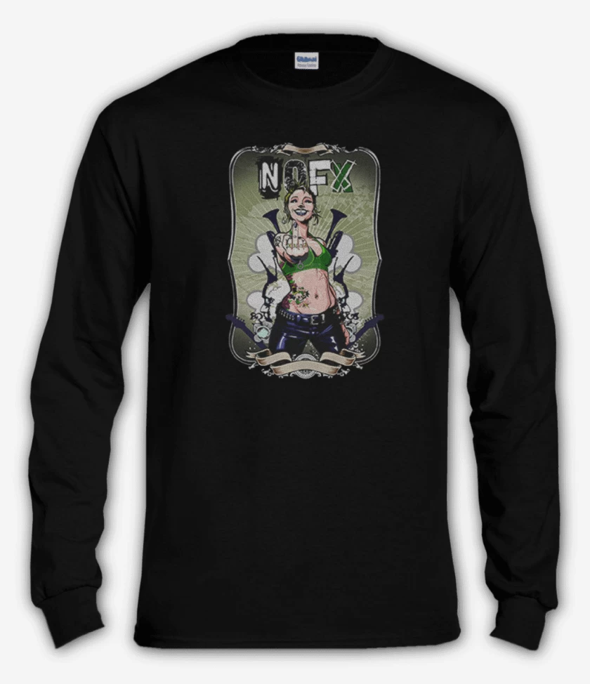 Polera manga larga Negro de Nofx