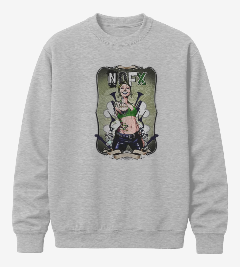 Poleron polo Gris Melange de Nofx