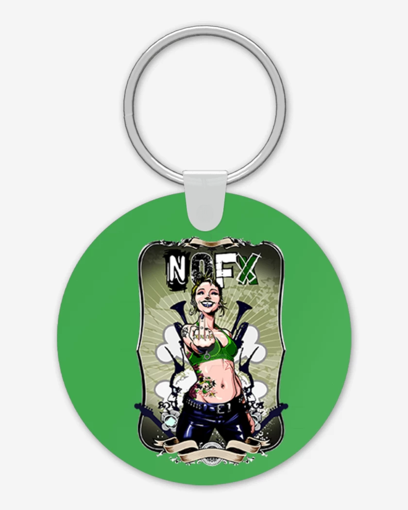 Llavero Verde jade de Nofx