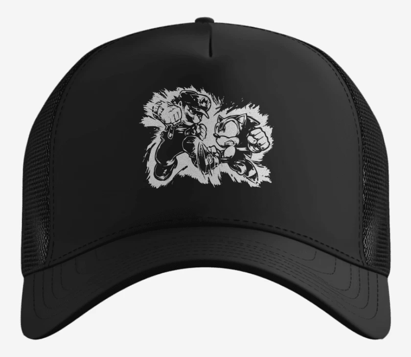 Gorro Tio del bigote Vs Herizo Sonico