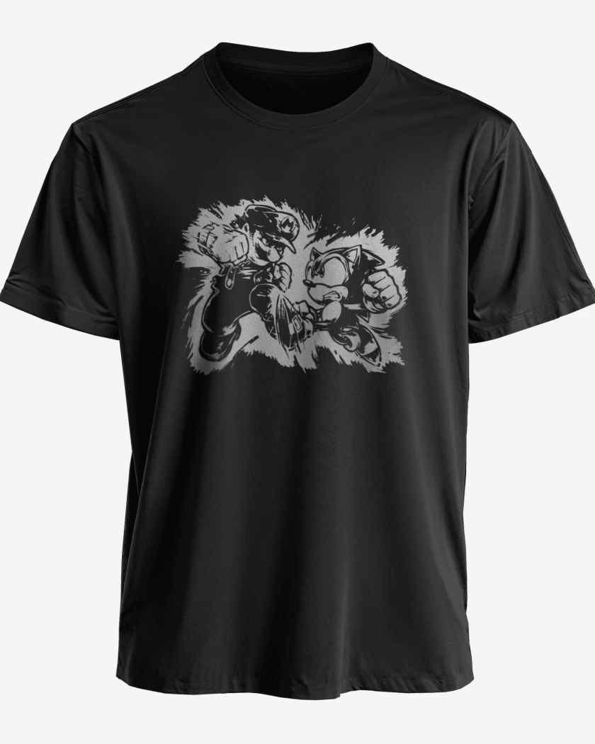 Polera Tio del bigote Vs Herizo Sonico