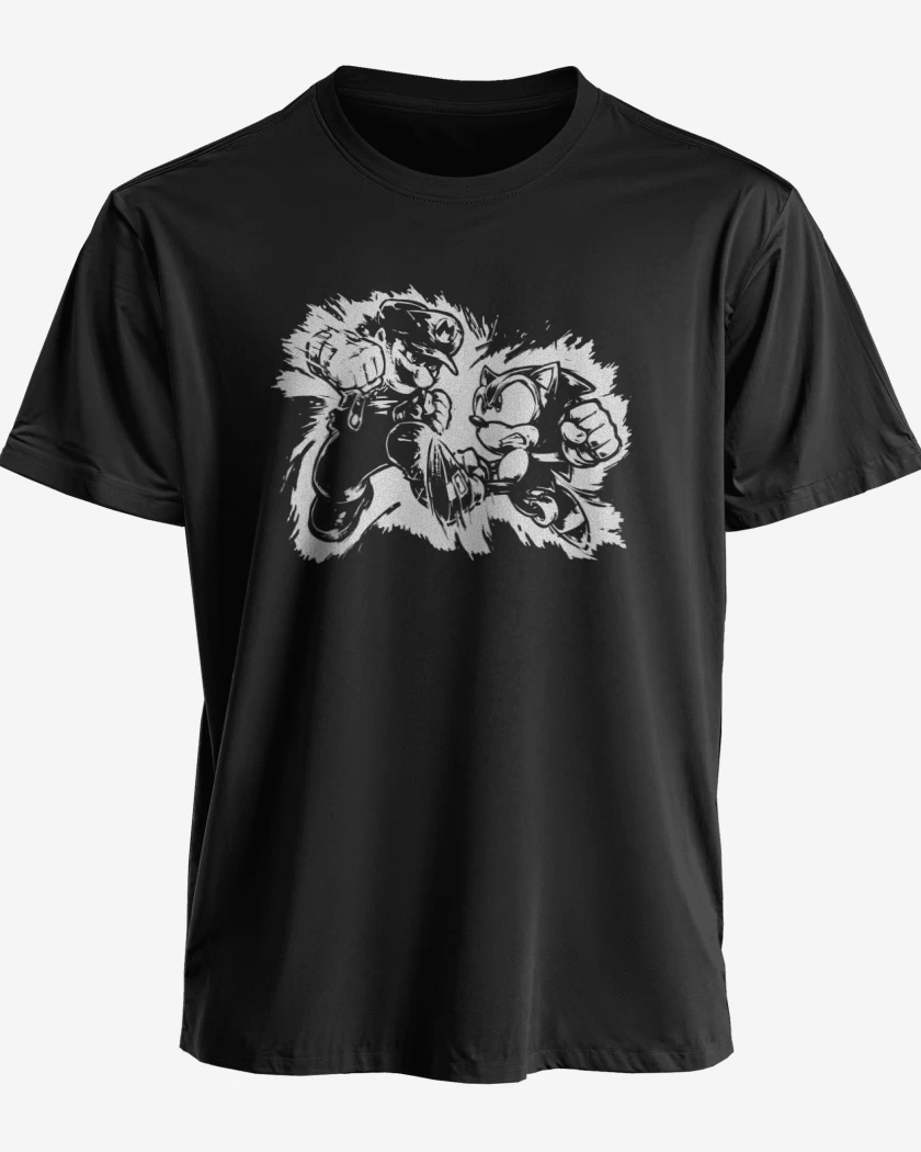 Polera premium Tio del bigote Vs Herizo Sonico