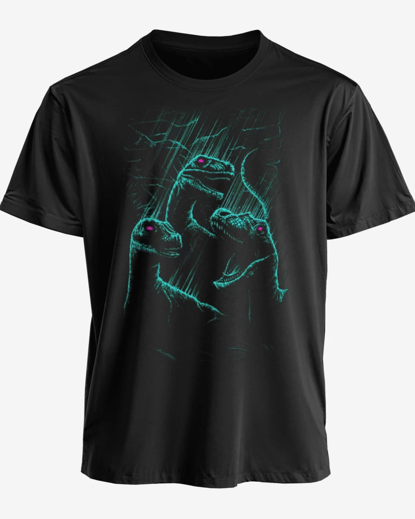 Polera premium Negro de Dinosauritos
