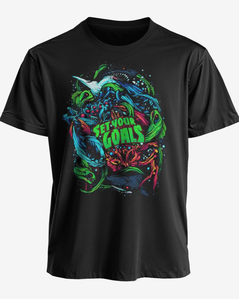 Polera premium Negro de Tiburoncines