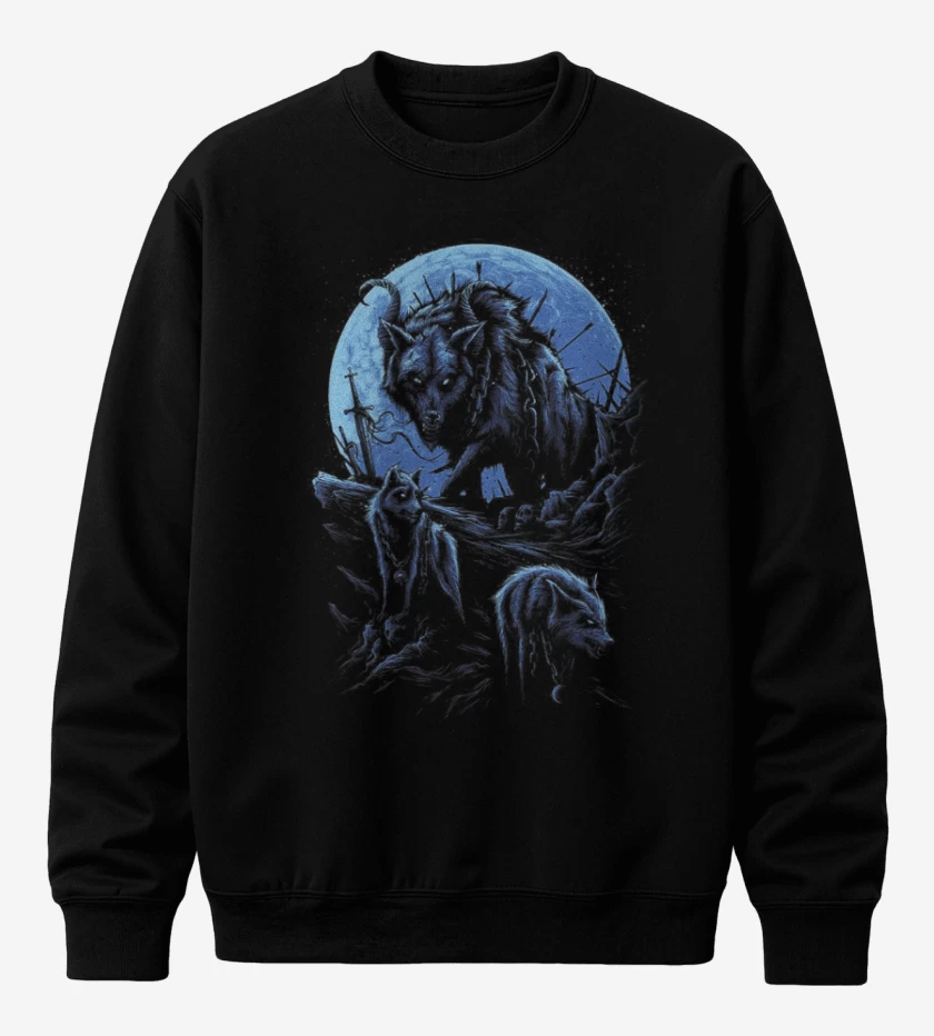 Poleron polo Negro de Wolf 3
