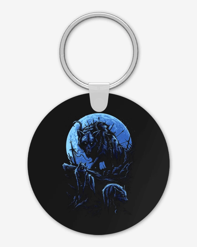 Llavero Negro de Wolf 3
