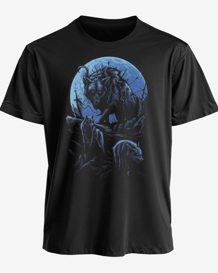 Polera premium Negro de Wolf 3