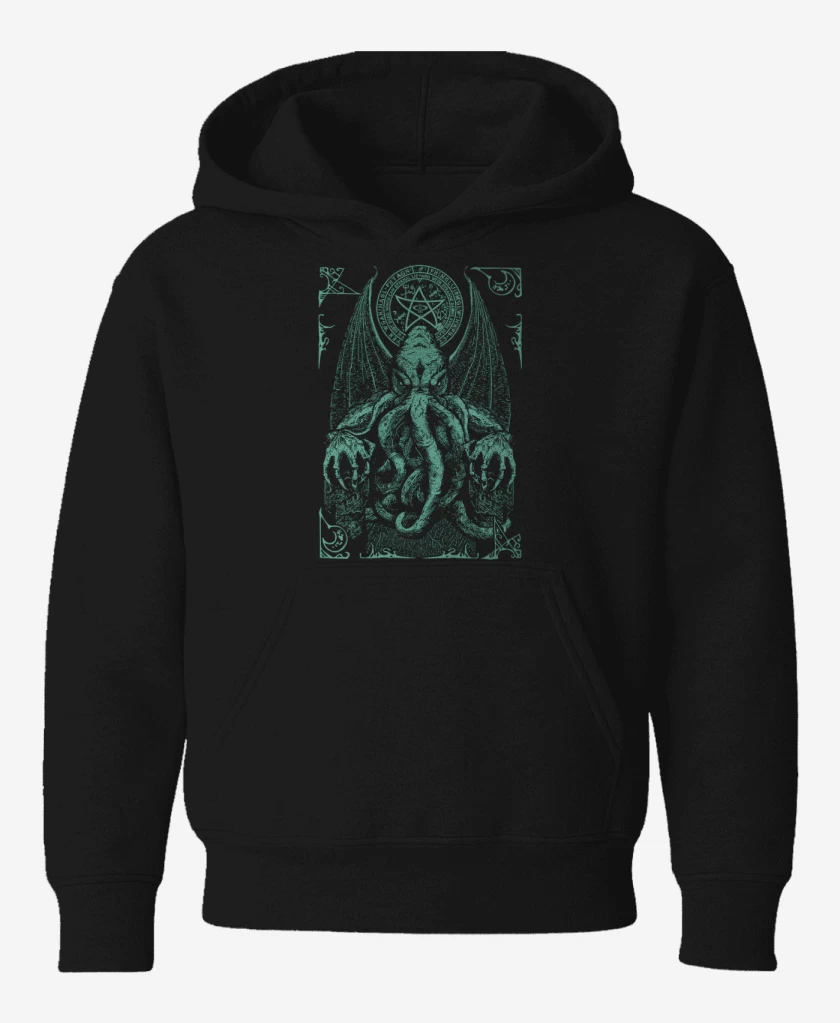 Poleron de niño Negro de Cthulhu 2