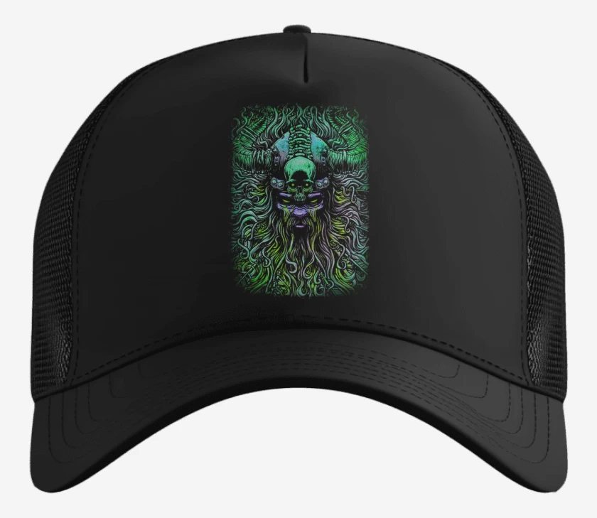 Gorro Negro de Vikingo loco