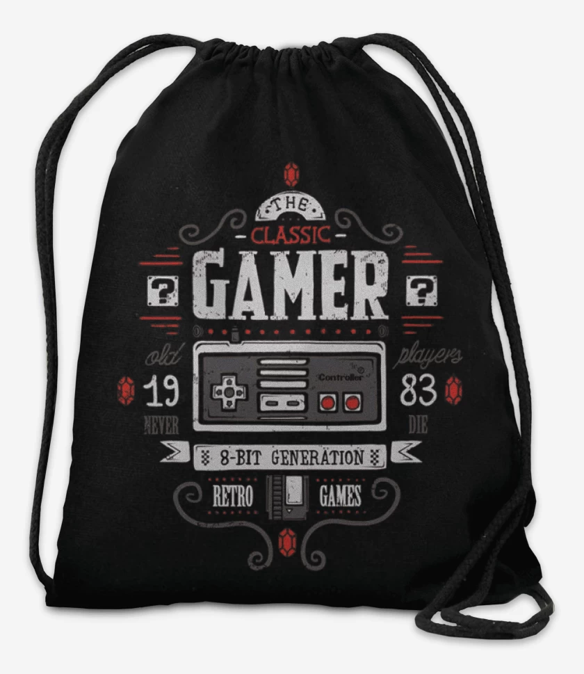 Mochila Negro de Classic Gamer