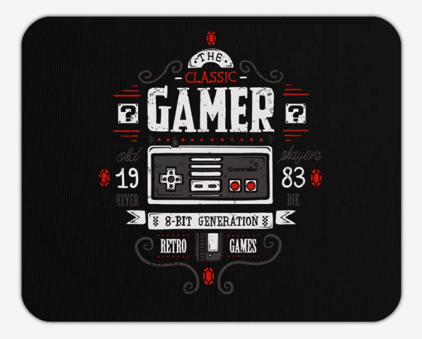 Mousepad Classic Gamer