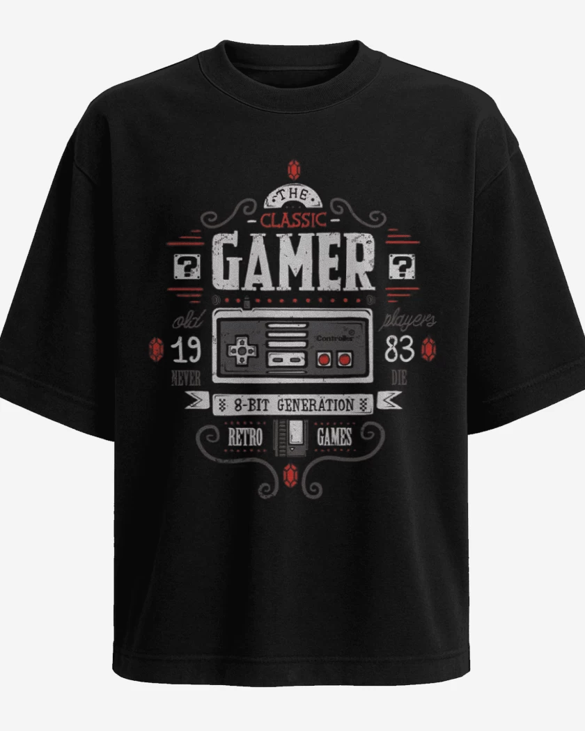 Polera Oversize Classic Gamer