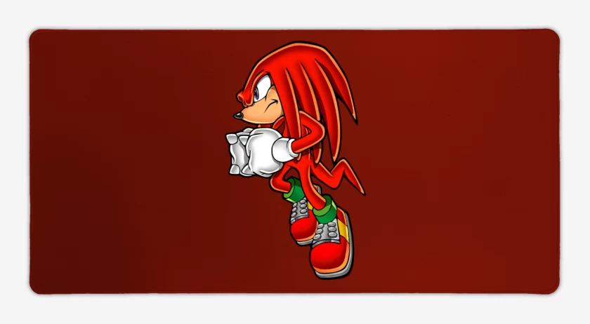 Mouse pad Gamer Rojo de Knuckles 