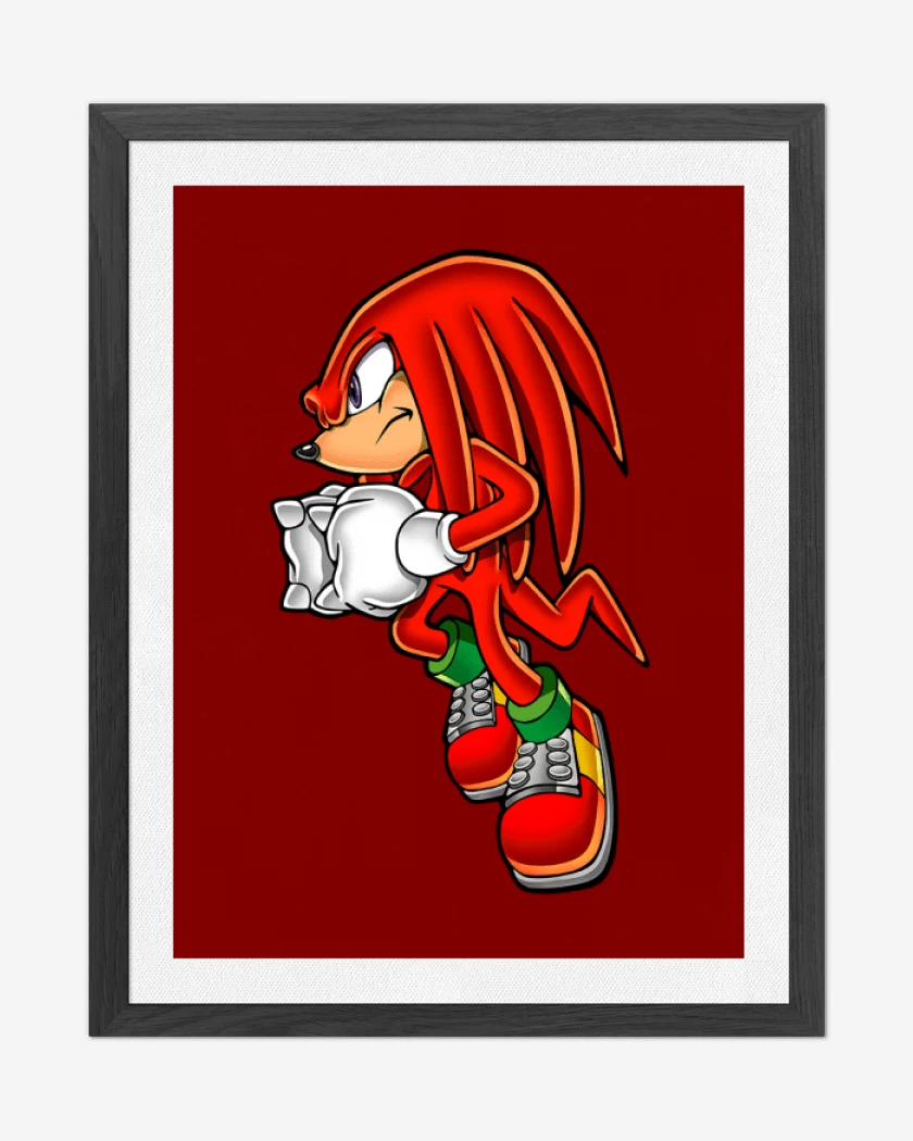 Cuadro decorativo Rojo de Knuckles 