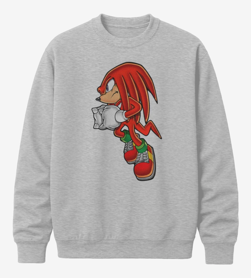 Poleron polo Gris Melange de Knuckles 