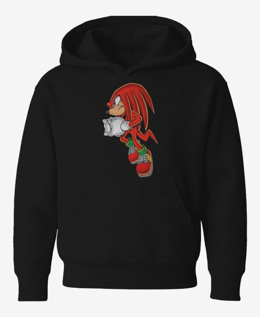 Poleron de niño Negro de Knuckles 