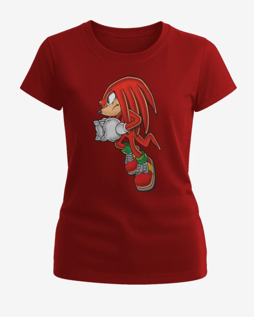Polera de Mujer Rojo de Knuckles 
