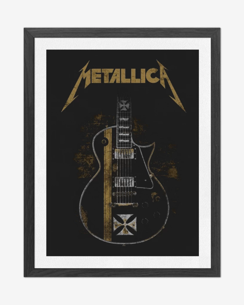 Cuadro decorativo Negro de Metallica 1