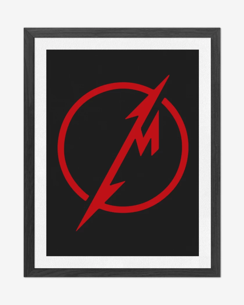 Cuadro decorativo Negro de Metallica 2