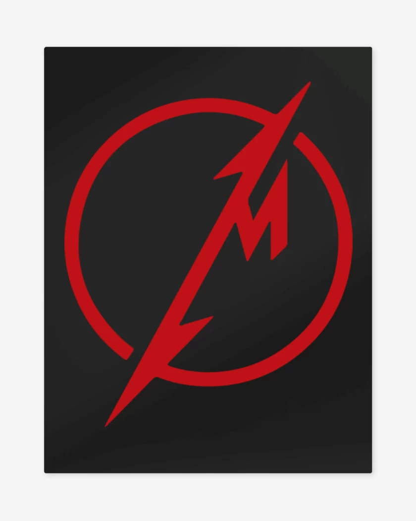 Print metalico Negro de Metallica 2