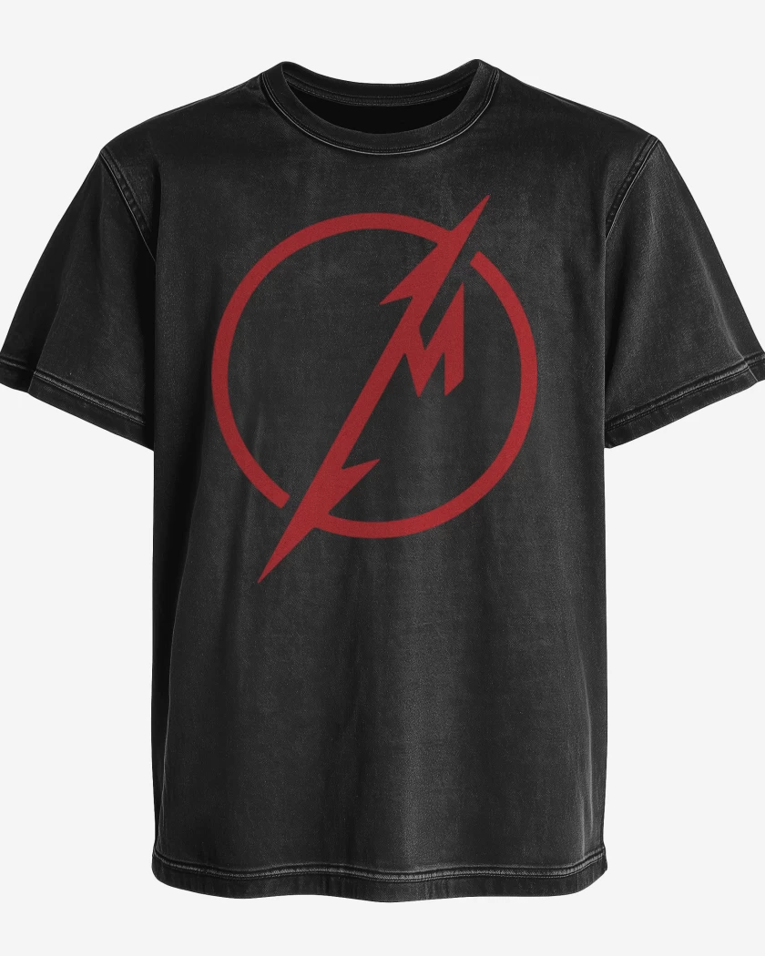 Polera desgastada Negro de Metallica 2
