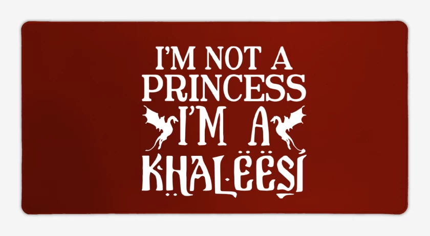 Mouse pad Gamer Rojo de Khaleesi
