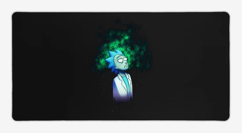 Mouse pad Gamer Negro de Rick