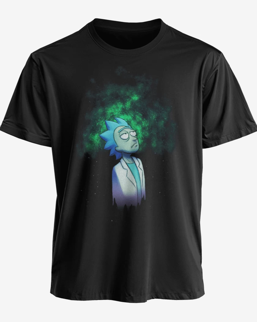 Polera premium Negro de Rick