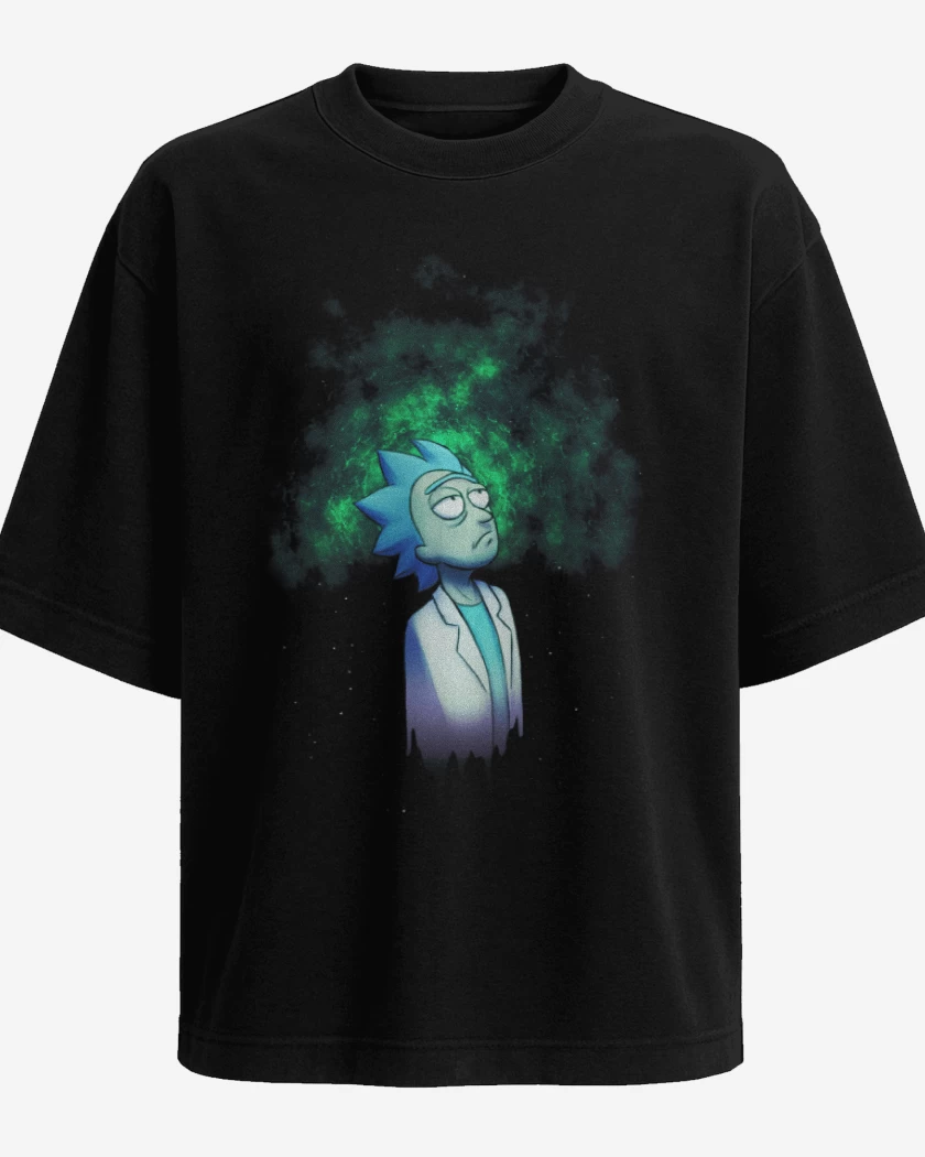 Polera Oversize Negro de Rick
