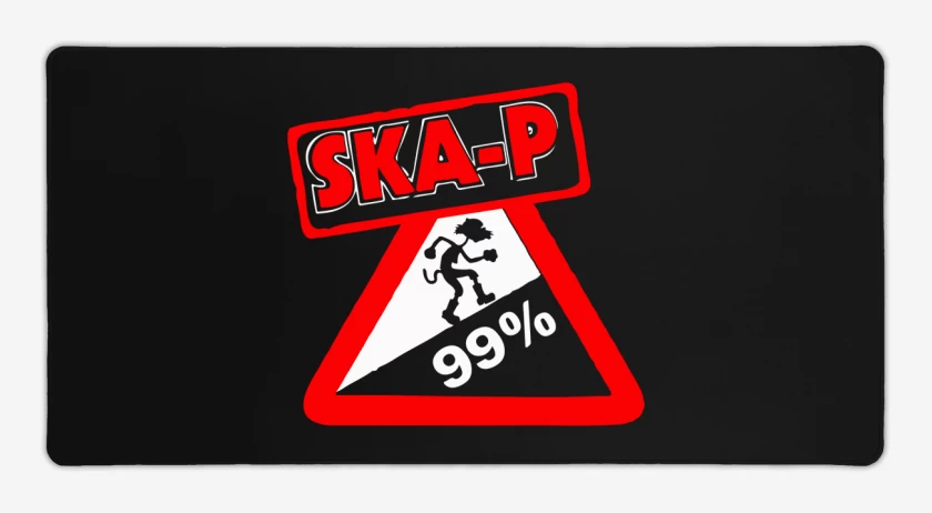 Mouse pad Gamer Negro de Ska-p