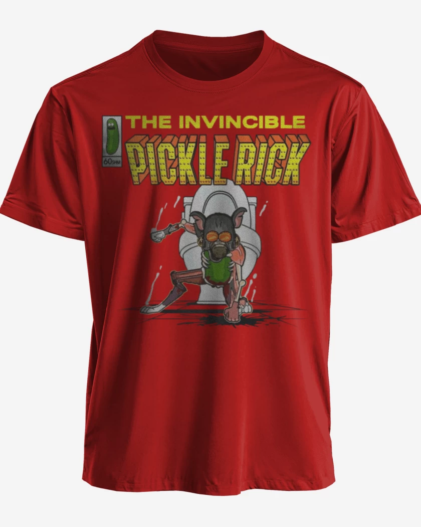Polera The invincible Pickle Rick