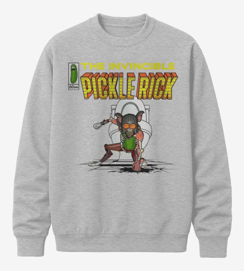Poleron polo The invincible Pickle Rick