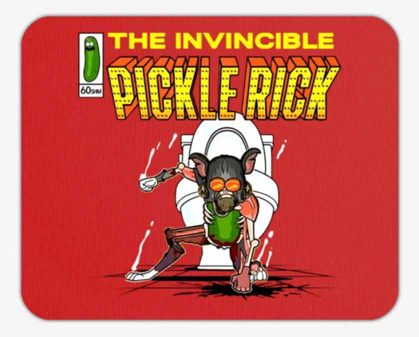 Mousepad The invincible Pickle Rick
