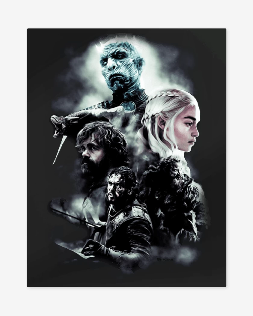 Print metalico Negro de GOT