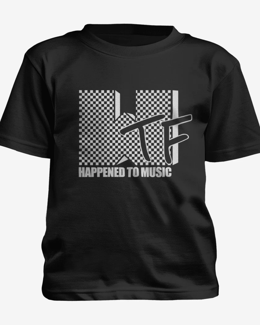 Polera de niño Negro de WTF - Happened to music