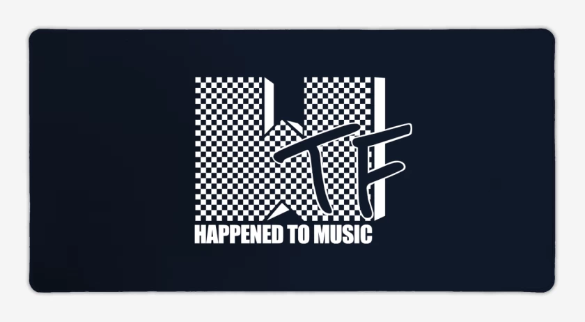 Mouse pad Gamer Azul Marino de WTF - Happened to music