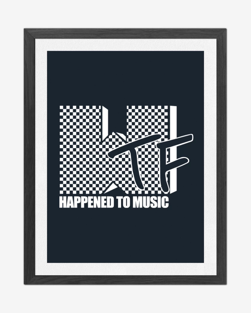 Cuadro decorativo Azul Marino de WTF - Happened to music