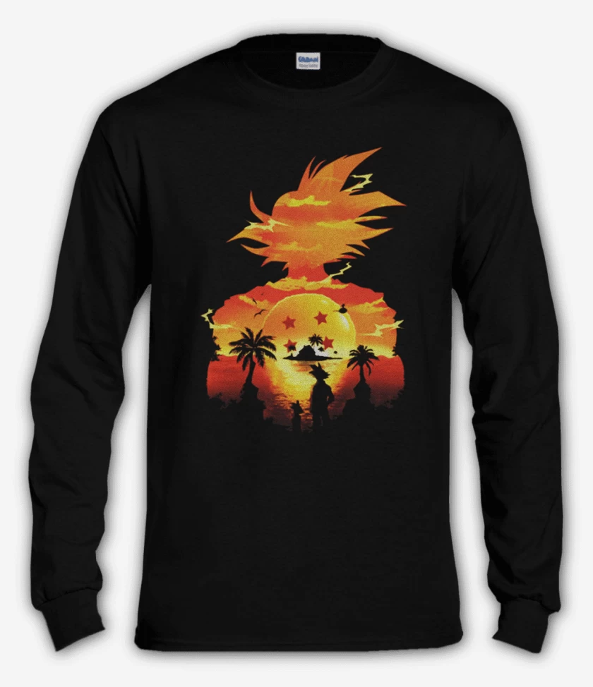 Polera manga larga Dbz horizonte