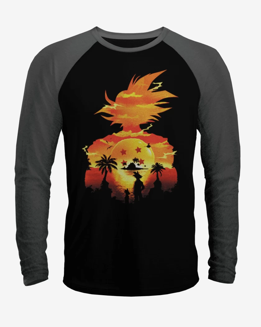 Polera Raglan Dbz horizonte