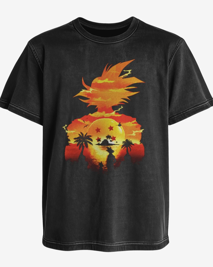Polera desgastada Dbz horizonte