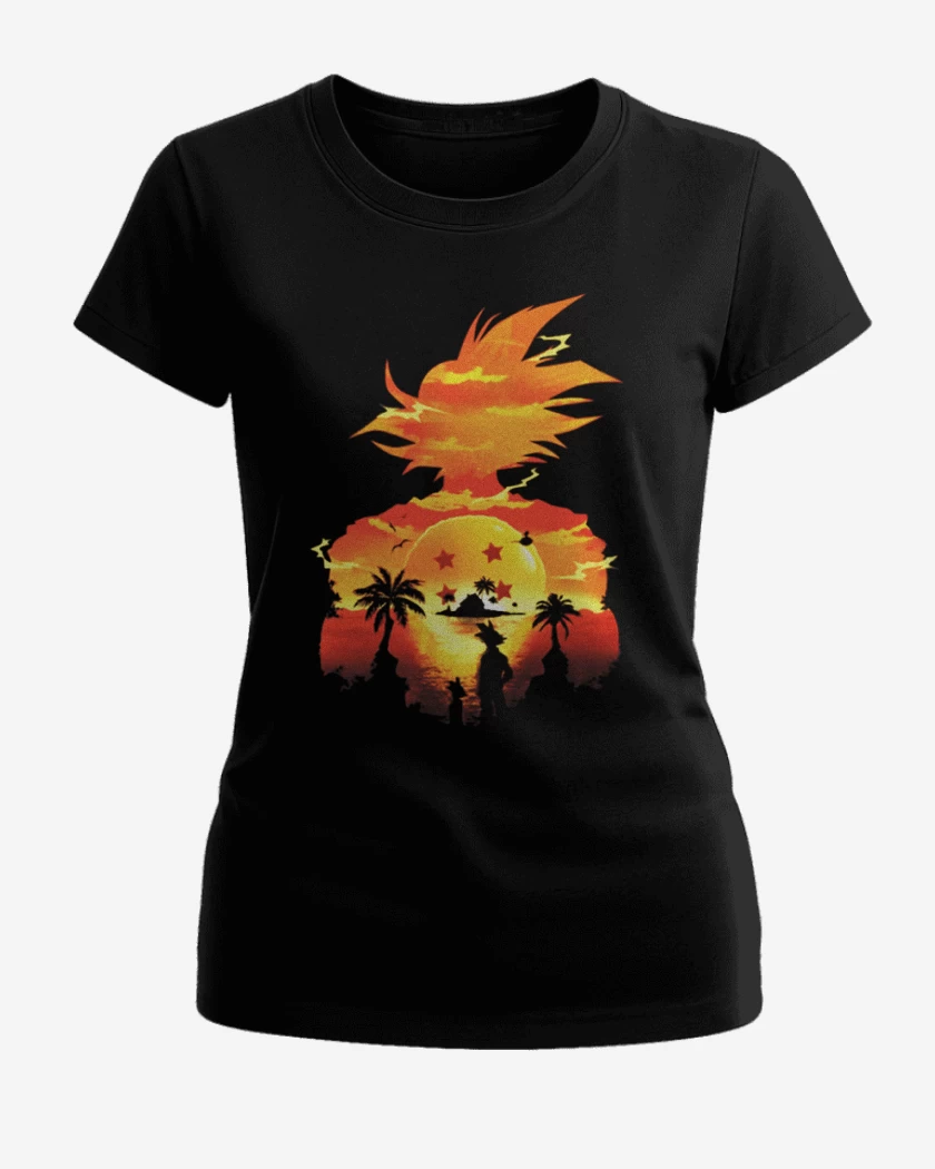 Polera de Mujer Negro de Dbz horizonte