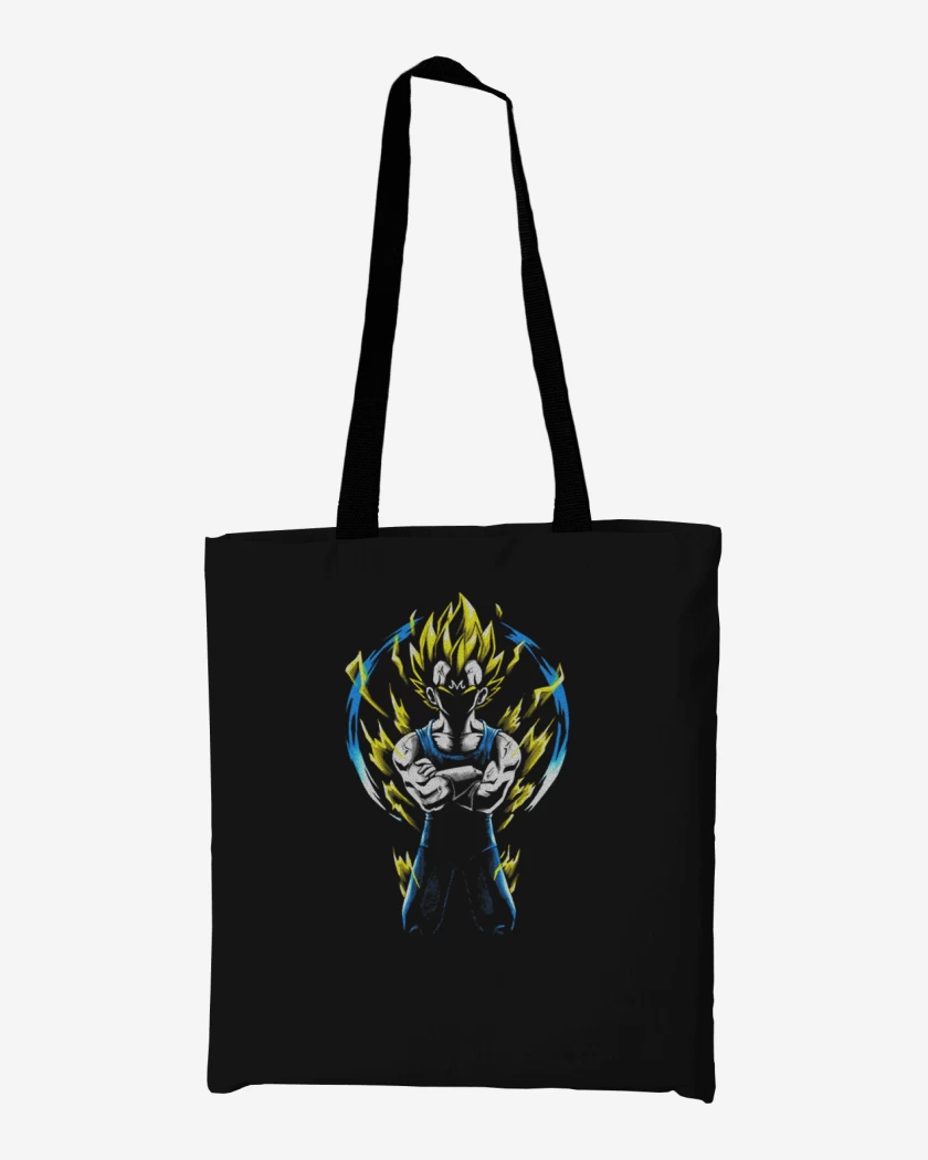Totebag Negro de Majin vegeta