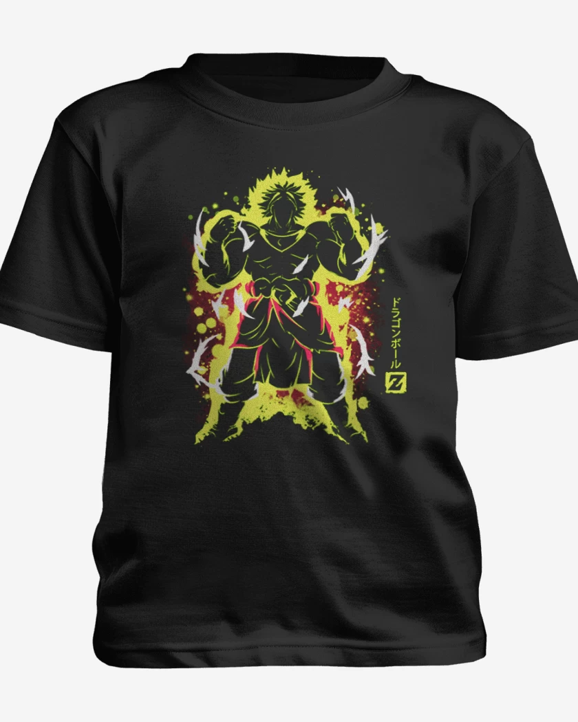 Polera de niño Negro de Broly