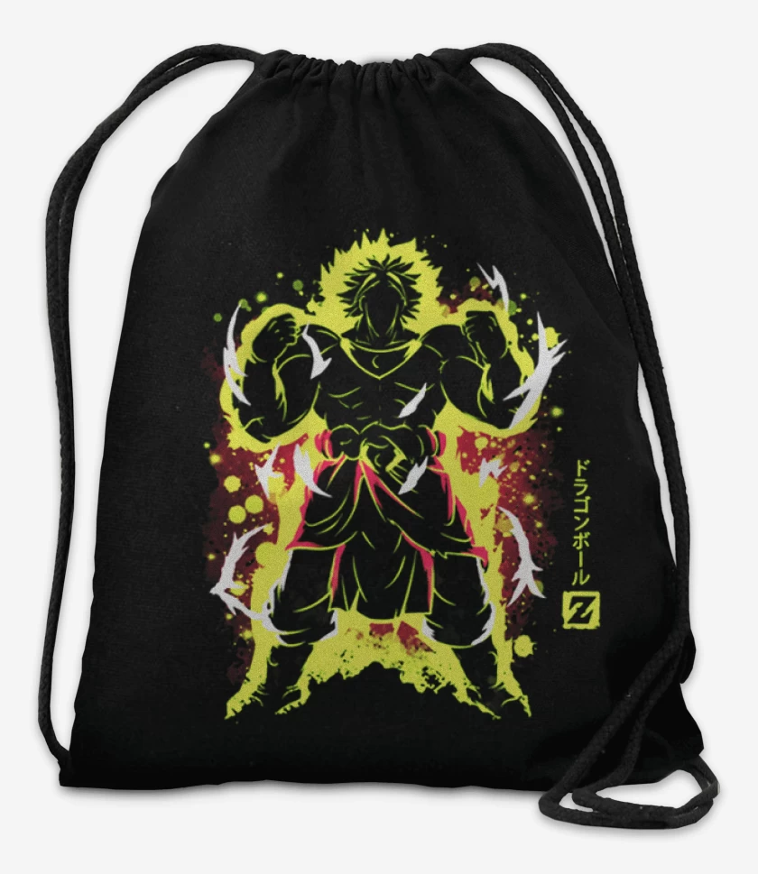 Mochila Negro de Broly