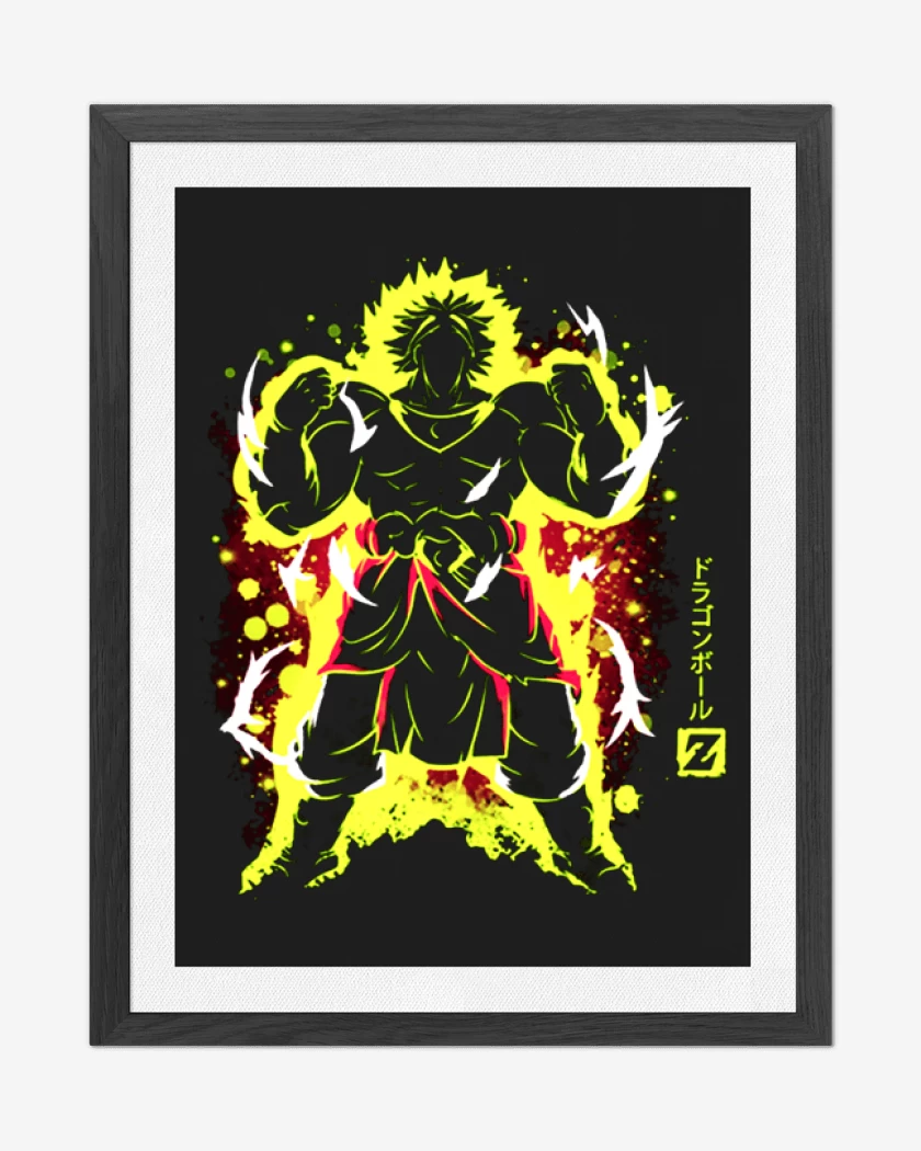 Cuadro decorativo Negro de Broly