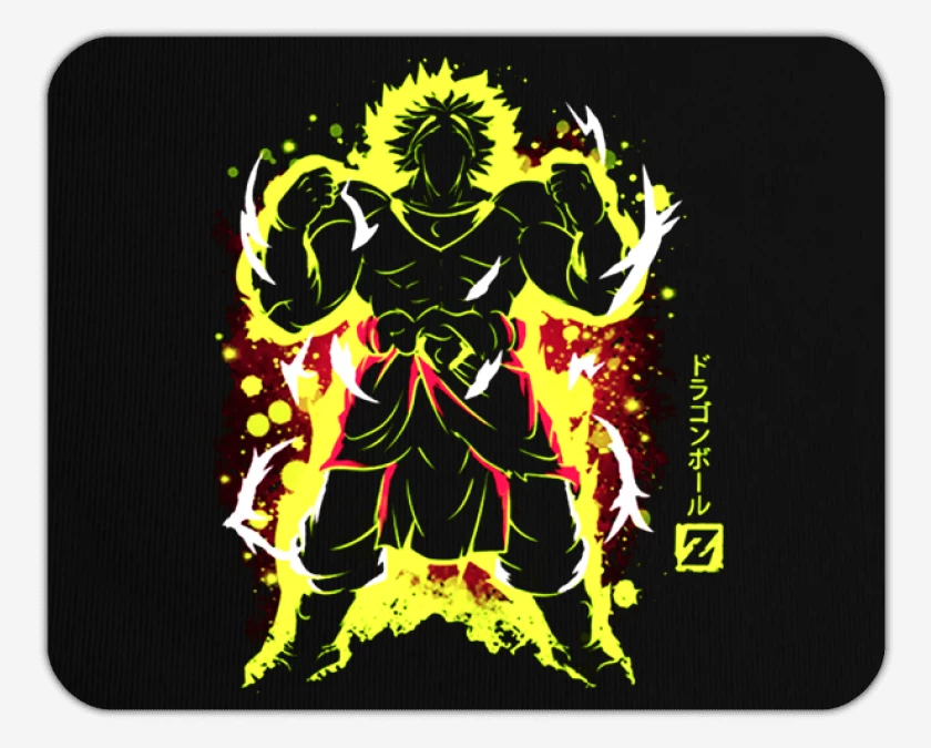 Mousepad Negro de Broly