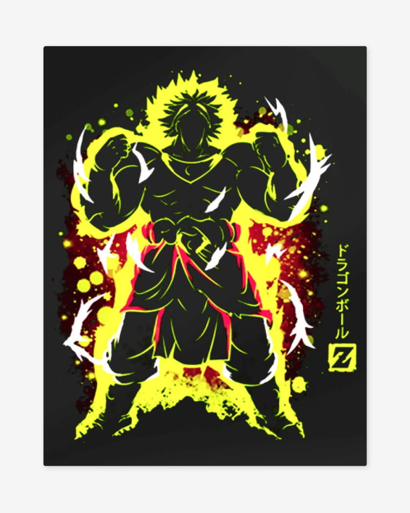 Print metalico Broly