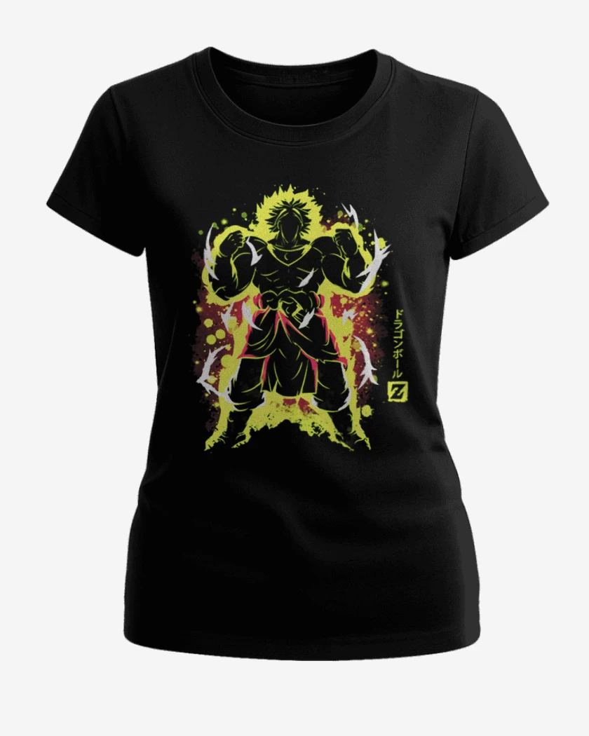 Polera de Mujer Negro de Broly