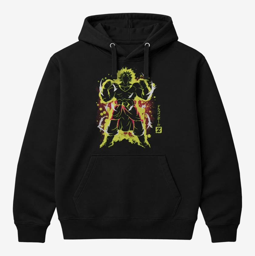 Polerón Canguro Negro de Broly