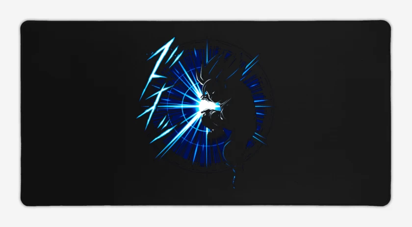 Mouse pad Gamer Negro de Kame hame